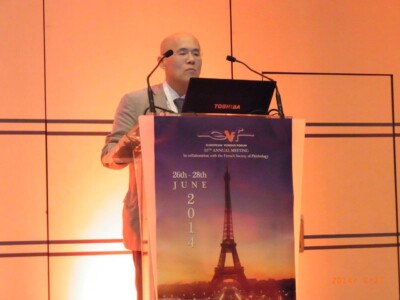 発表の様子 大森先生