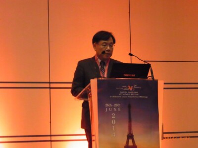 発表の様子 榊原先生